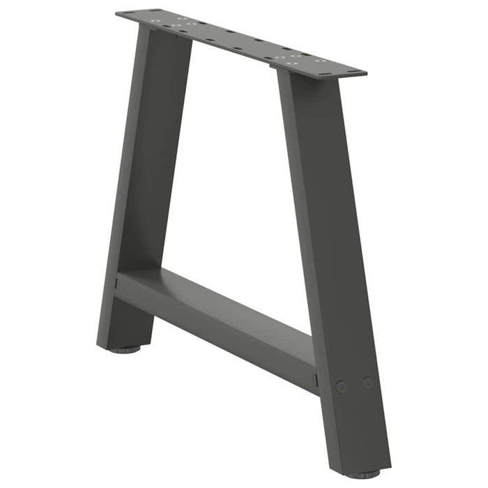 Coffee Table Legs A-Shaped 2 pcs Anthracite 70x(42-43) cm Steel