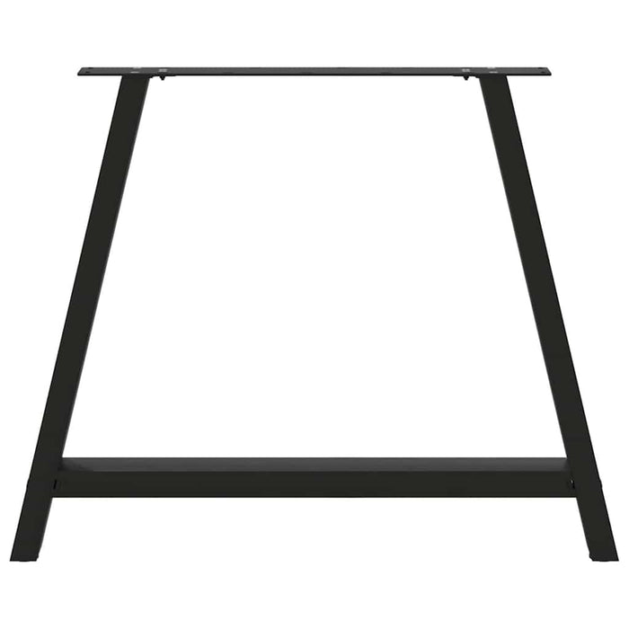 Coffee Table Legs A-Shaped 2 pcs Black 90x(72-73) cm Steel