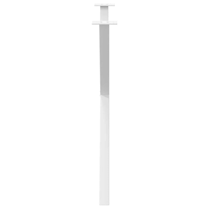 Dining Table Legs X-Shaped 2 pcs White 90x(72-73) cm Steel