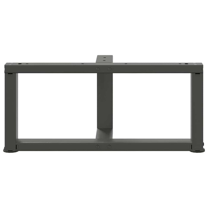 Coffee Table Legs T-Shaped 2 pcs Anthracite 70x25x(30-31) cm Steel