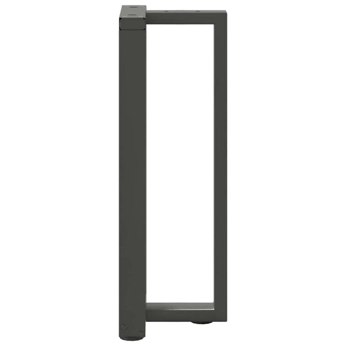 Console Table Legs T-Shaped 2 pcs Anthracite 38x25x(72-73) cm Steel