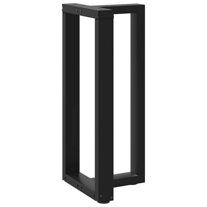 Picioare mese de bar în formă de T 2 buc Negru 40x35x(90-91) cm Oțel