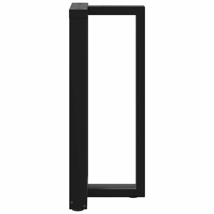 Picioare mese de bar în formă de T 2 buc Negru 40x35x(90-91) cm Oțel