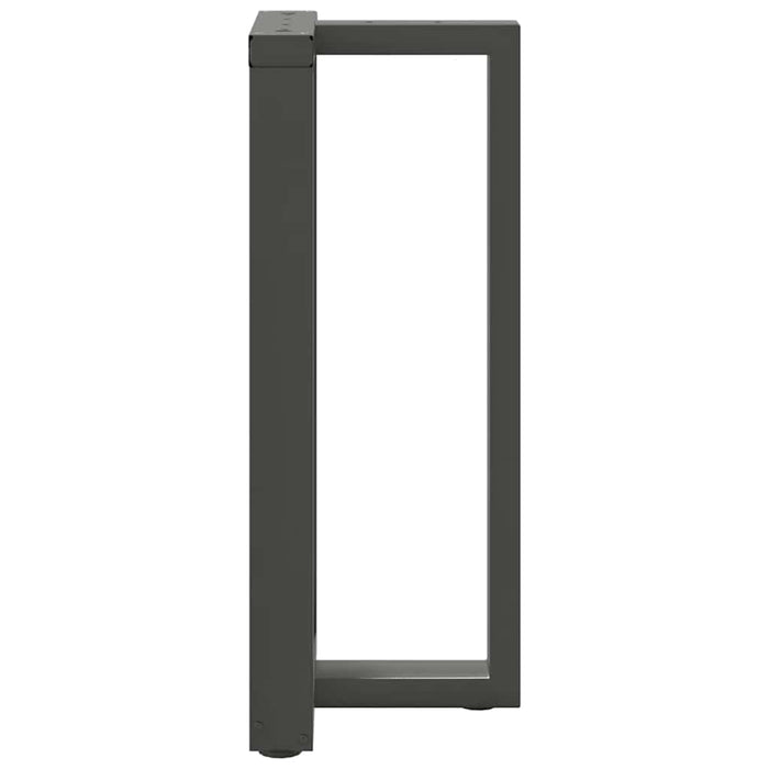 Picioare mese de bar în formă de T 2 buc Antracit 40x35x(90-91) cm Oțel