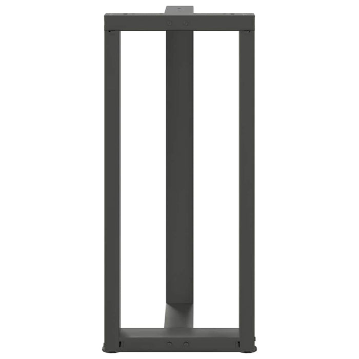 Bar Table Legs T-Shaped 2 pcs Anthracite 50x35x(90-91) cm Steel