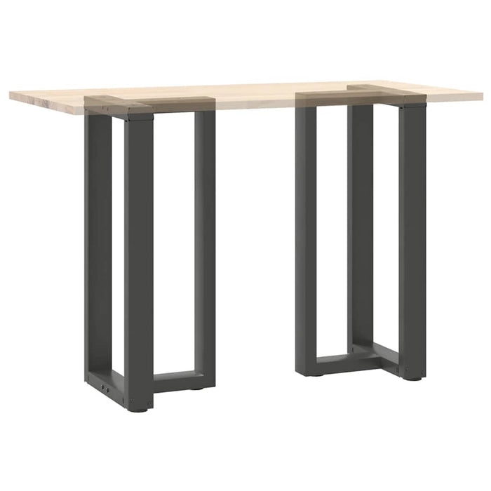 Bar Table Legs T-Shaped 2 pcs Anthracite 50x35x(90-91) cm Steel