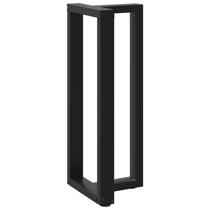 Picioare mese de bar în formă de T 2 buc Negru 40x35x(100-101) cm Oțel