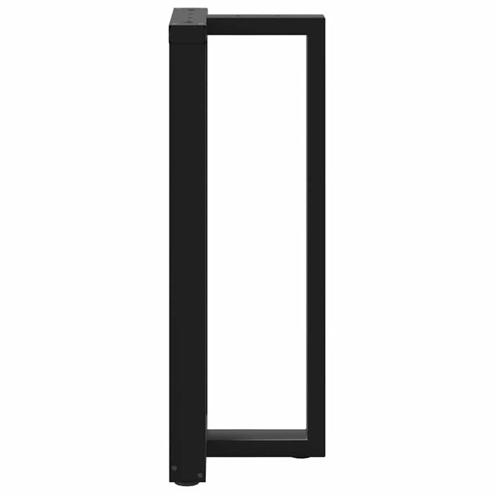 Picioare mese de bar în formă de T 2 buc Negru 40x35x(100-101) cm Oțel