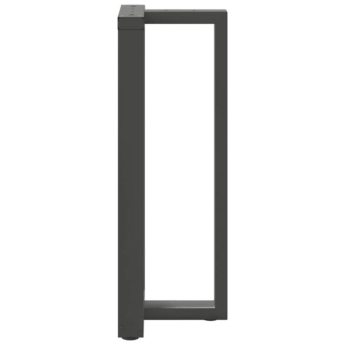 Picioare mese de bar în formă de T 2 buc Antracit 40x35x(100-101) cm Oțel