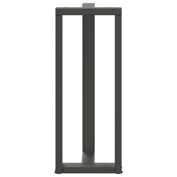 Picioare mese de bar în formă de T 2 buc Antracit 40x35x(100-101) cm Oțel