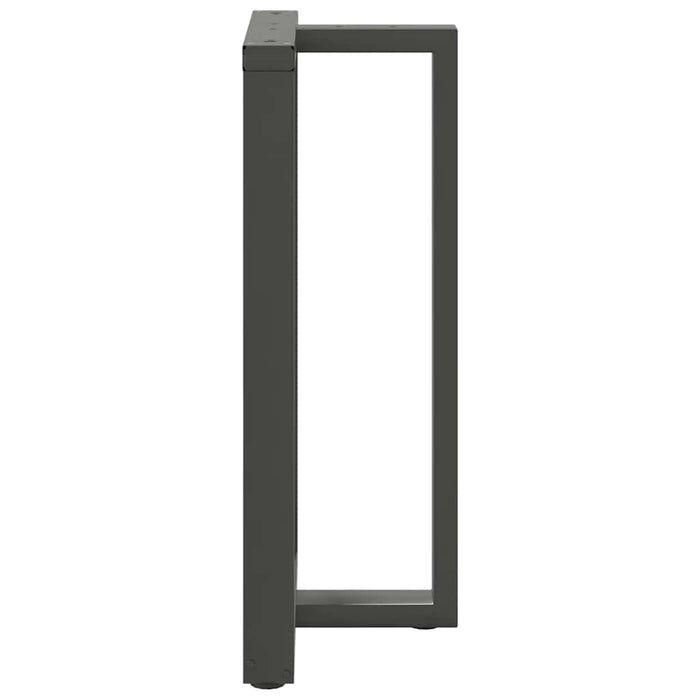 Picioare mese de bar în formă de T 2 buc Antracit 60x35x(100-101) cm Oțel