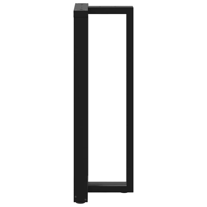 Bar Table Legs T-Shaped 2 pcs Black 40x35x(110-111) cm Steel