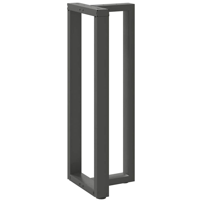 Picioare mese de bar în formă de T 2 buc Antracit 40x35x(110-111) cm Oțel