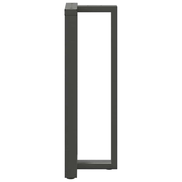 Picioare mese de bar în formă de T 2 buc Antracit 40x35x(110-111) cm Oțel