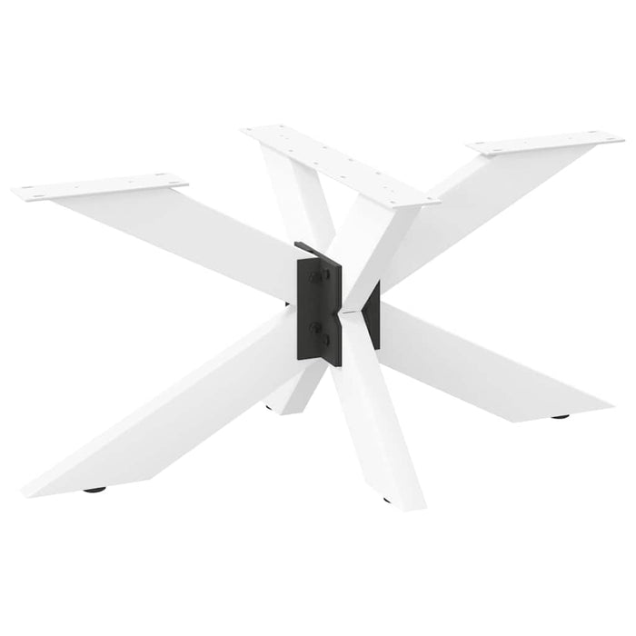 Coffee Table Leg Spider Shape White 98x58x(42-43) cm Steel