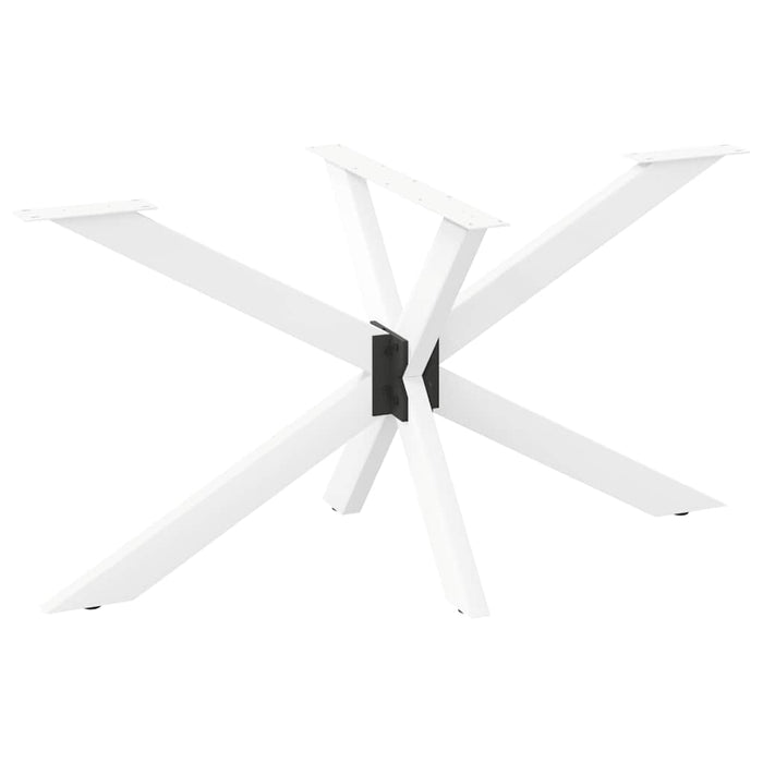 Dining Table Leg Spider Shape White 150x78x(72-73) cm Steel