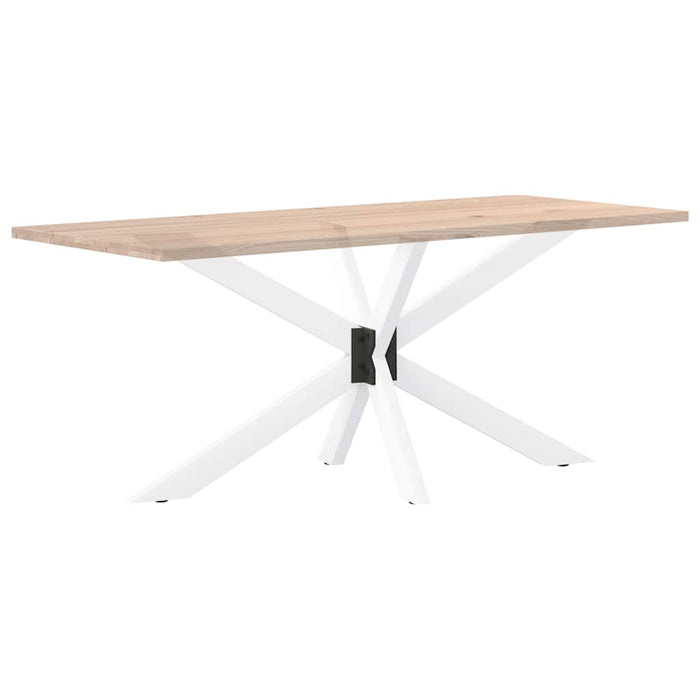 Dining Table Leg Spider Shape White 150x78x(72-73) cm Steel