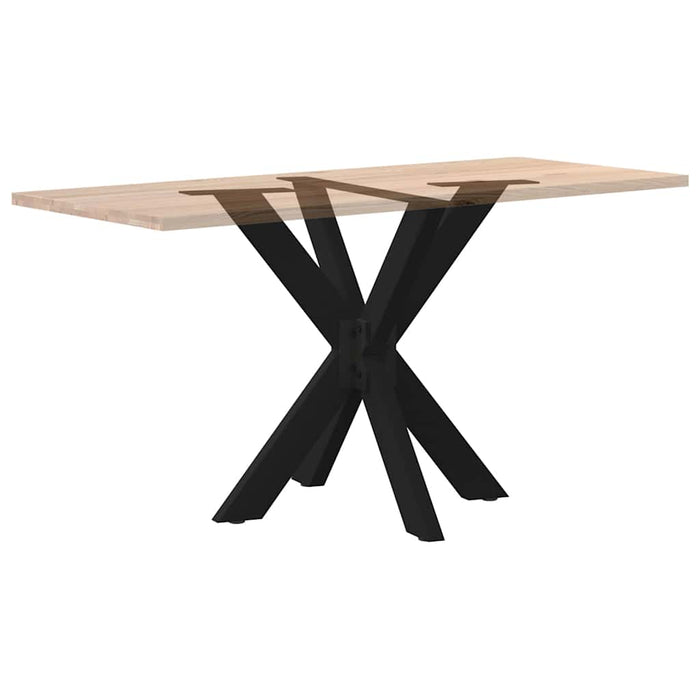 Dining Table Leg Spider Shape Black 85x85x(72-73) cm Steel