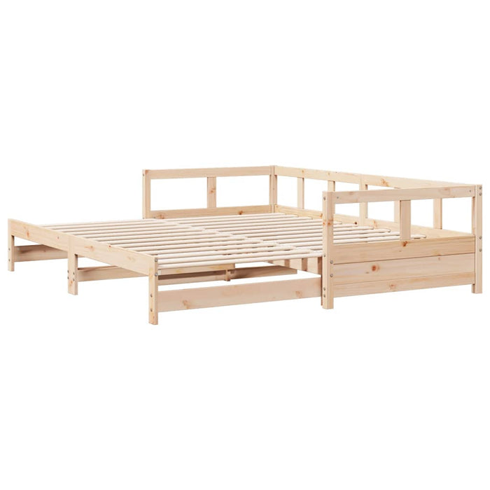 Daybed without Mattress 80x200 cm Solid Wood Pine