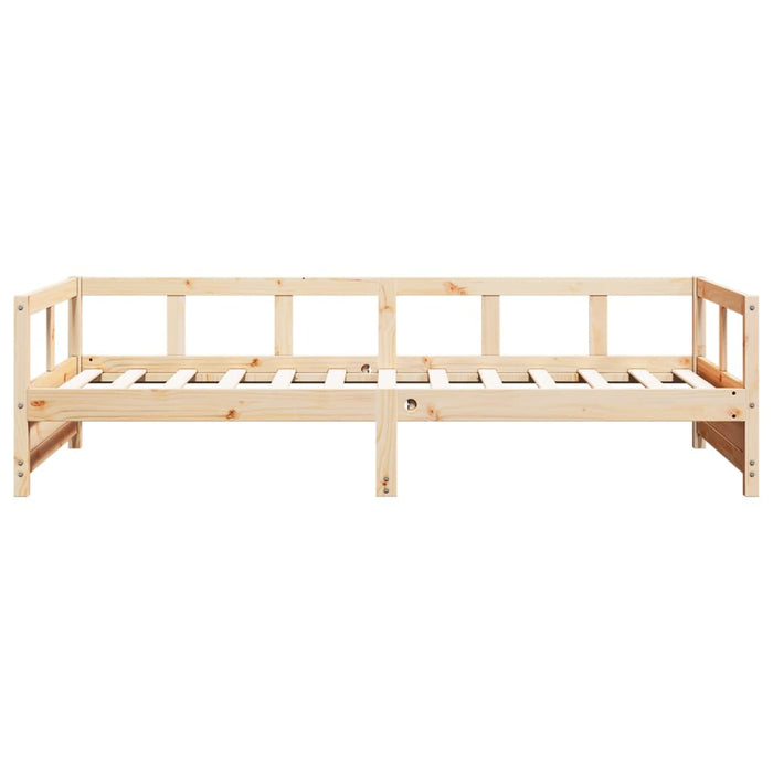 Daybed without Mattress Natural 90x200 cm Solid Wood Pine