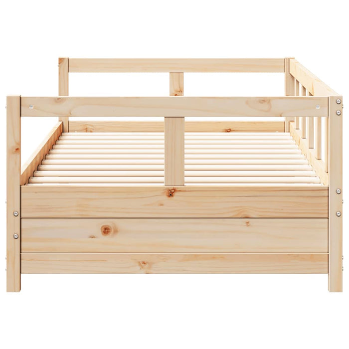 Daybed without Mattress Natural 90x200 cm Solid Wood Pine