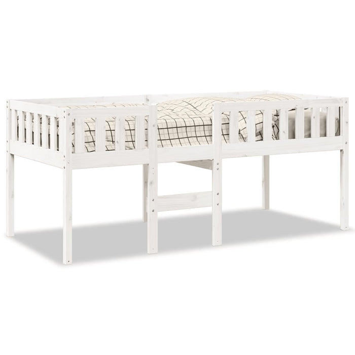 Children's Bed without Mattress White 75x190 cm Solid Wood Pine