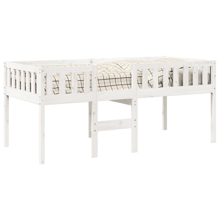 Children's Bed without Mattress White 75x190 cm Solid Wood Pine