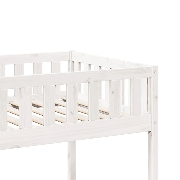 Children's Bed without Mattress White 75x190 cm Solid Wood Pine