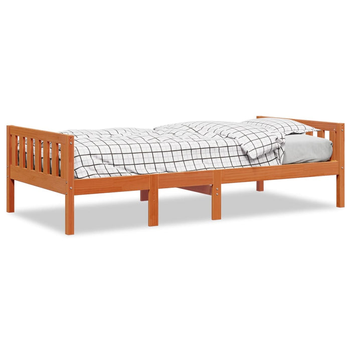 Children's Bed without Mattress Wax Brown 80x200 cm Solid Wood Pine