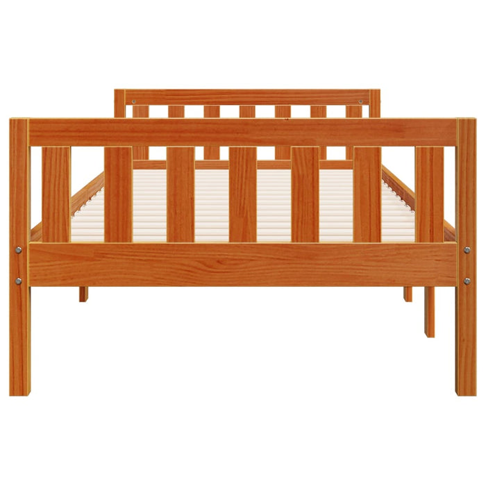 Children's Bed without Mattress Wax Brown 80x200 cm Solid Wood Pine