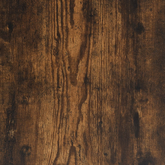 Rolling Cabinet Smoked Oak 37x33x42.5 cm Engineered Wood