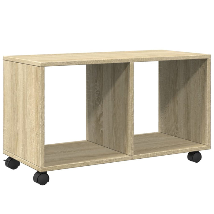 Rolling Cabinet Sonoma Oak 72x33x42.5 cm Engineered Wood