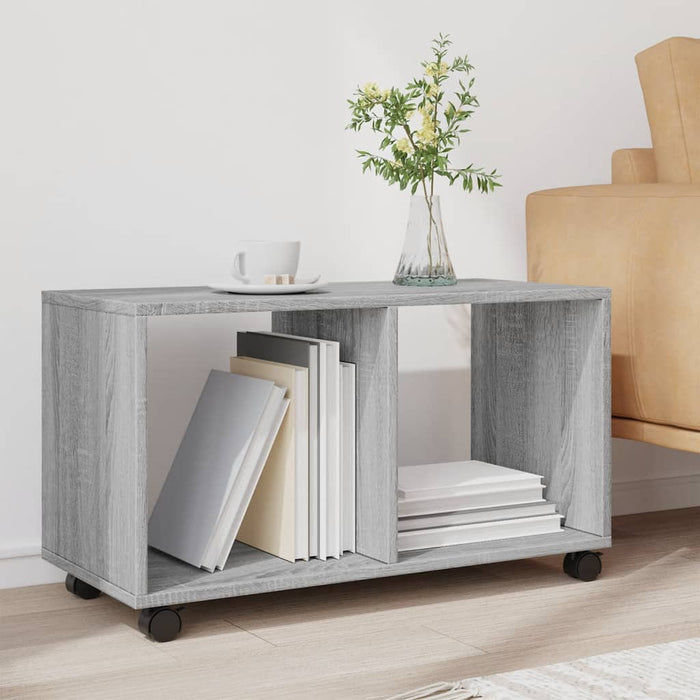 Подвижен шкаф Grey Sonoma 72x33x42,5 cm Engineered Wood