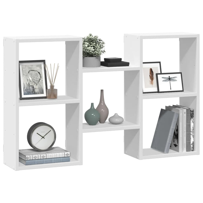 Wall Shelf White 96x18x60 cm Engineered Wood