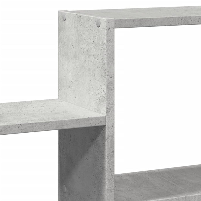 Wall Shelf Concrete Grey 96x18x60 cm Engineered Wood