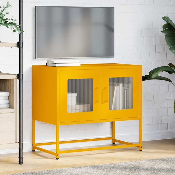 TV Cabinet Mustard Yellow 68x39x60.5 cm Cold-rolled Steel