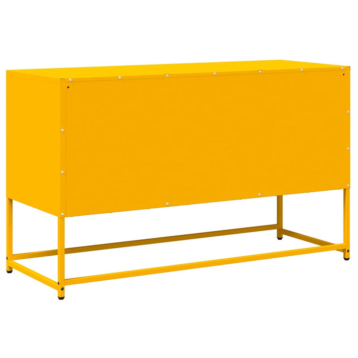 TV Cabinet Mustard Yellow 100.5x39x60.5 cm Cold-rolled Steel