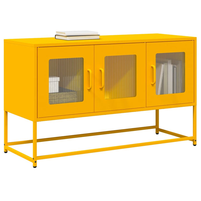 TV Cabinet Mustard Yellow 100.5x39x60.5 cm Cold-rolled Steel