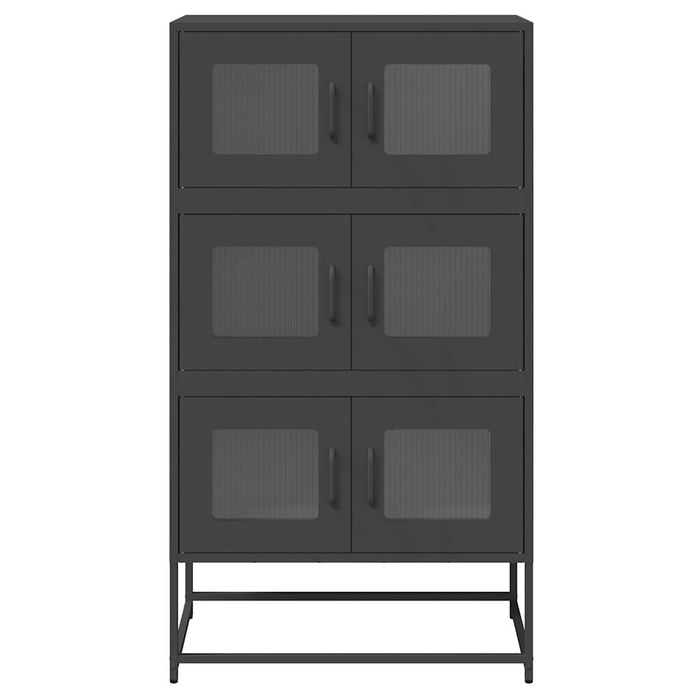 Highboard Black 68x39x123 см стомана