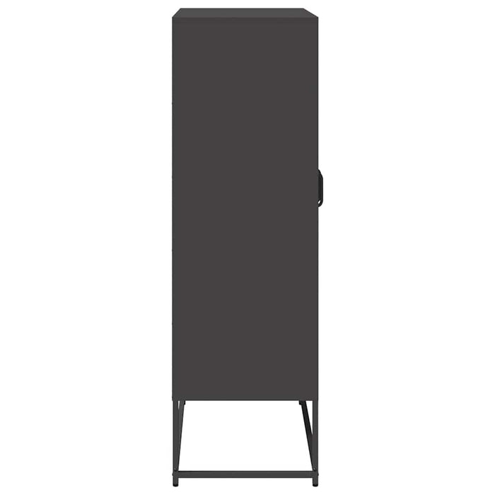 Highboard Black 68x39x123 см стомана