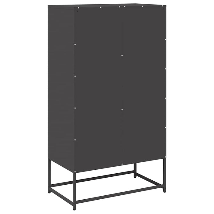 Highboard Black 68x39x123 см стомана