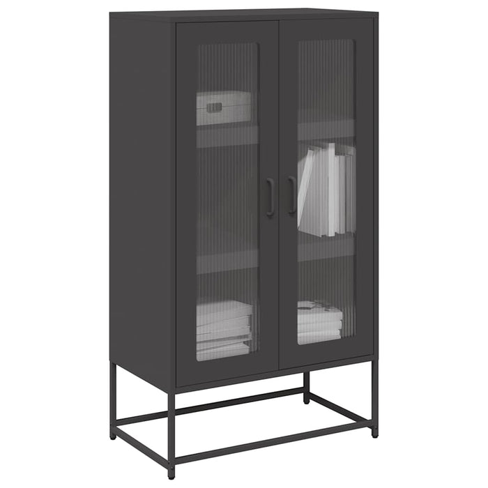 Highboard Black 68x39x123 см стомана