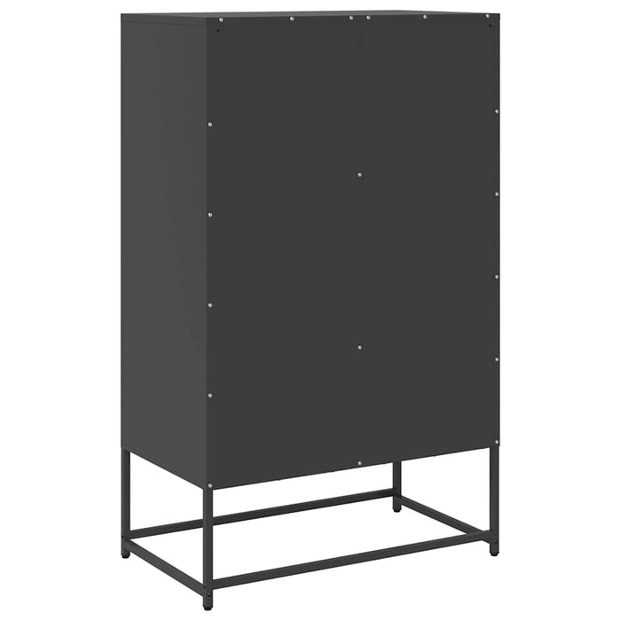 Highboard Black 68x39x111.5 см стомана