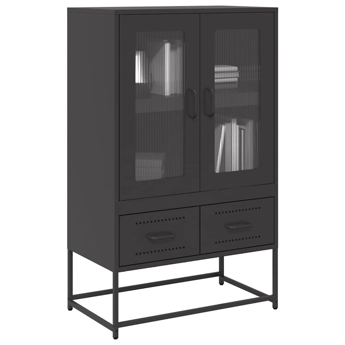 Highboard Black 68x39x111.5 см стомана