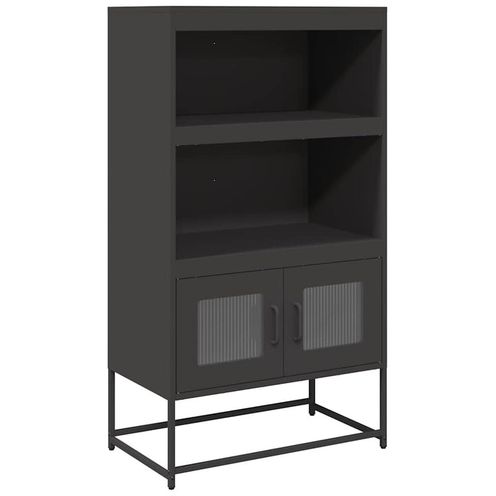 Highboard Black 68x39x123 см стомана