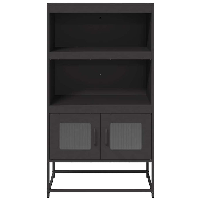 Highboard Black 68x39x123 см стомана