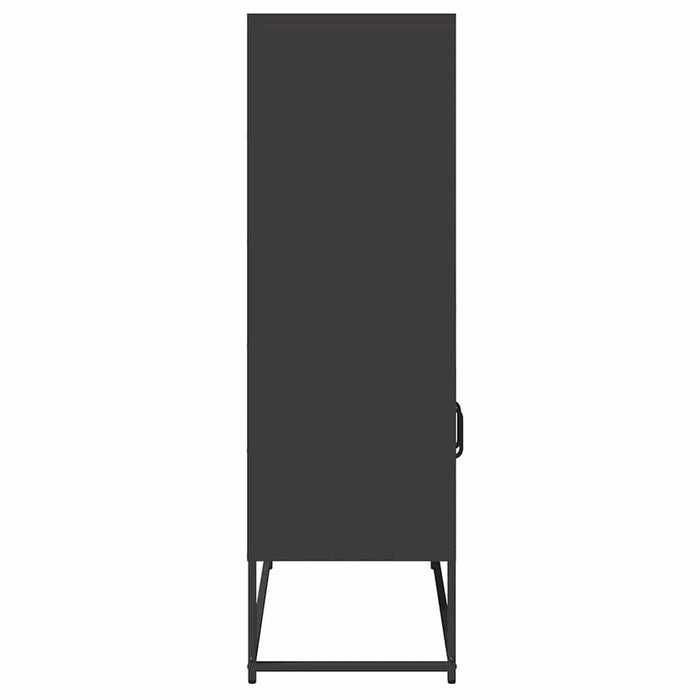 Highboard Black 68x39x123 см стомана