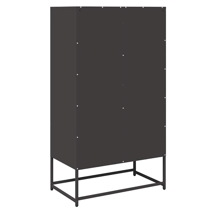 Highboard Black 68x39x123 см стомана