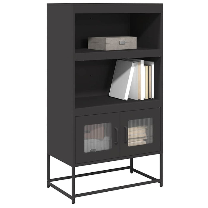 Highboard Black 68x39x123 см стомана