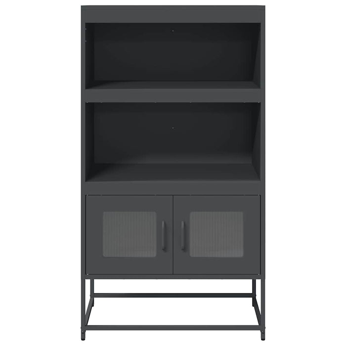 Highboard Anthracite 68x39x123 cm Steel